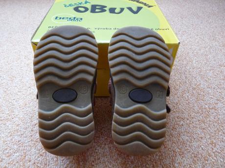 Kožené boty 18, beda,18
