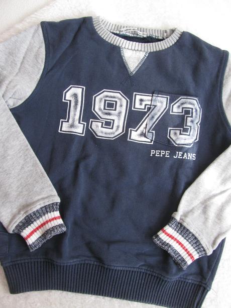 Chlapecká bavlněná mikina pepe jeans, pepe jeans,140
