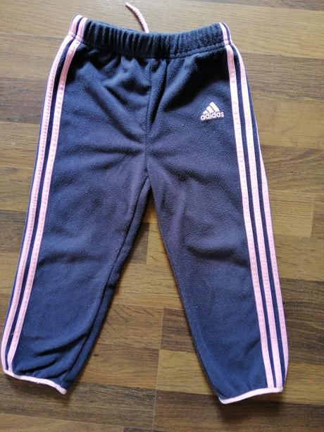 Fleecove tepláky adidas, adidas,98