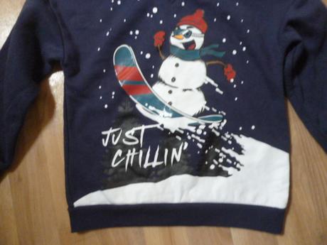 Vánoční mikina vel.7-8 primark, 128