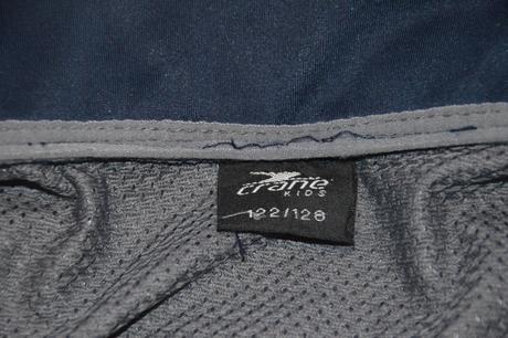 122 128 modrá softshellová bunda, zn. crane, 128