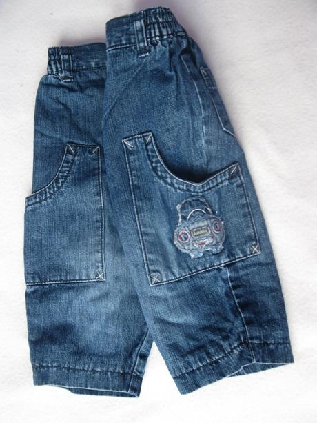 Džíny s autíčkem, marks & spencer,74