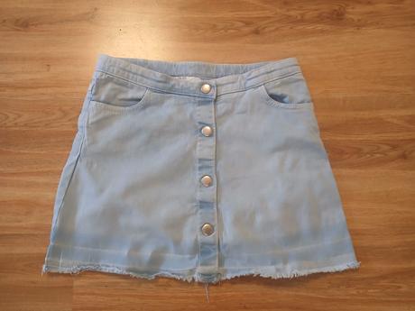 Riflová sukně h&m, vel. 122, h&m,122