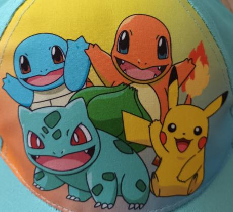 Kšiltovka pokémon světle modrá,