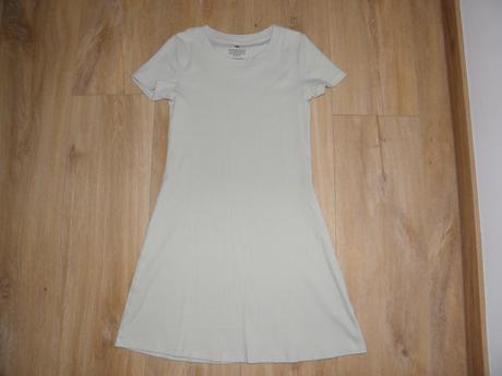 Šaty z žebrovaného úpletu h&m vel.146/152, h&m,146