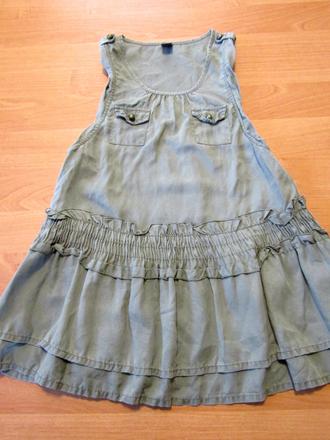 Dívčí khaki šatičky zara vel 128, zara,128