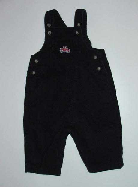 L160 modré manšestráky s laclem vel. 68, mothercare,68