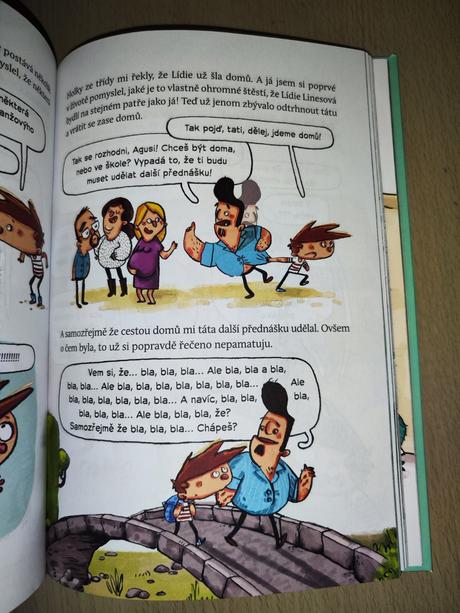 Kniha agus a příšerky - už je tady pan flat, 