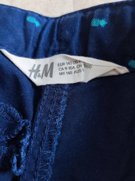 Kraťasy 140-146, h&m,140