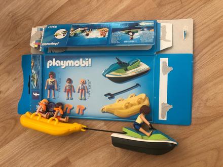 Playmobil 6980 vodní skútr s banánovým člunem, 