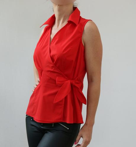 Sytě oranžová košile s vázačkou elementz vel.m, m