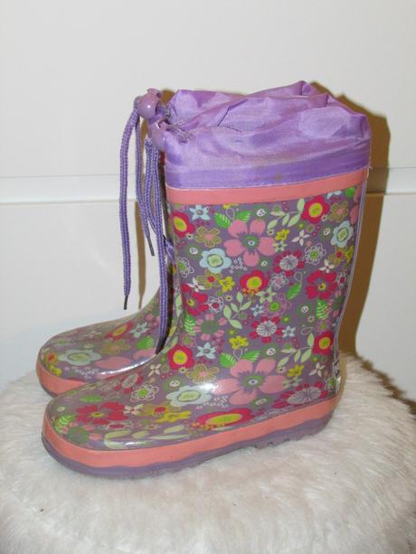 Gumáky s kytkama, playshoes,28