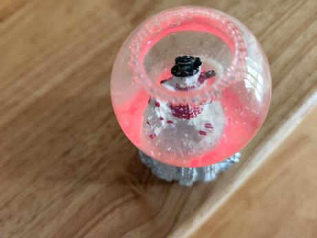 Svítící sněžítko se sněhulákem,