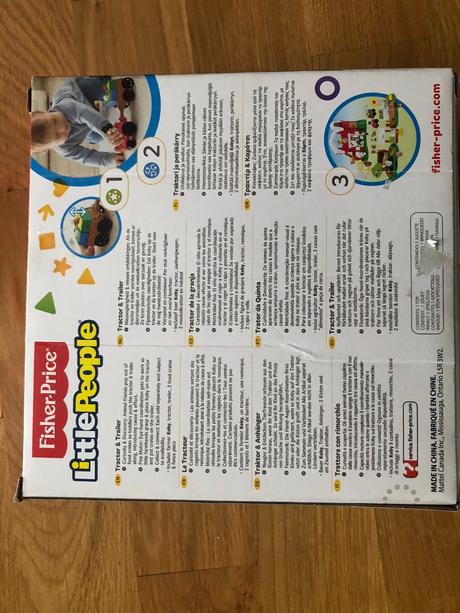 Traktor s přívěsem - fisher price,