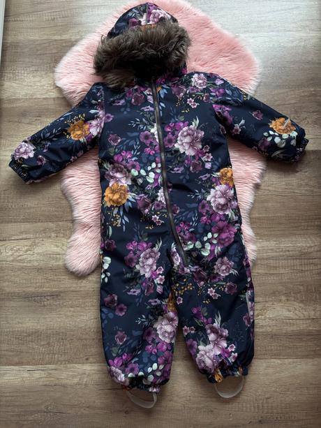 Zimní kombinéza name it s kytičkami, name it,98