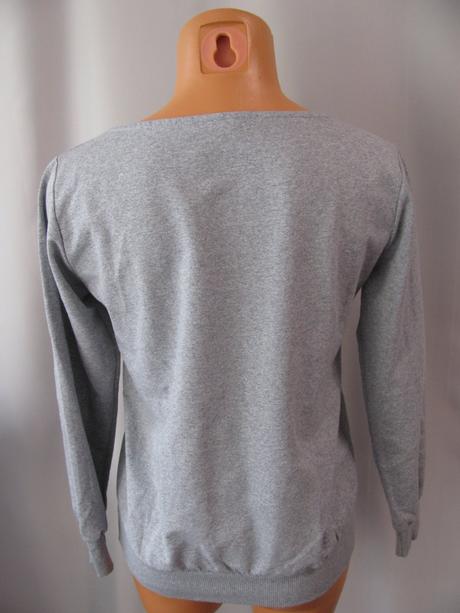 Dámská šedá mikinová halenka, xl