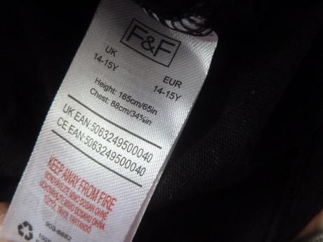 Triko s nápisem, f&f,164