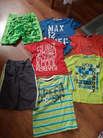 Balík oblečení 122/128 10 ks, 122–134