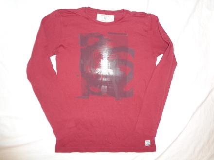 Krásné vínovohnědé tričko garci jeans 164/170, 164