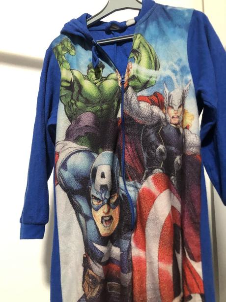 Flísový overal avengers, 128