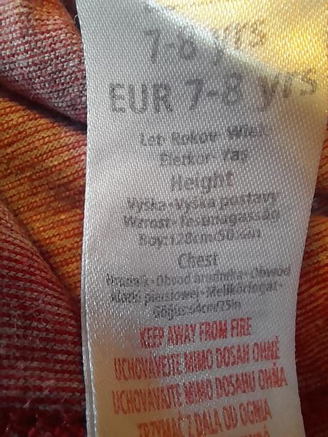 Tričko s kapucí f&f, vel. 128, f&f,128