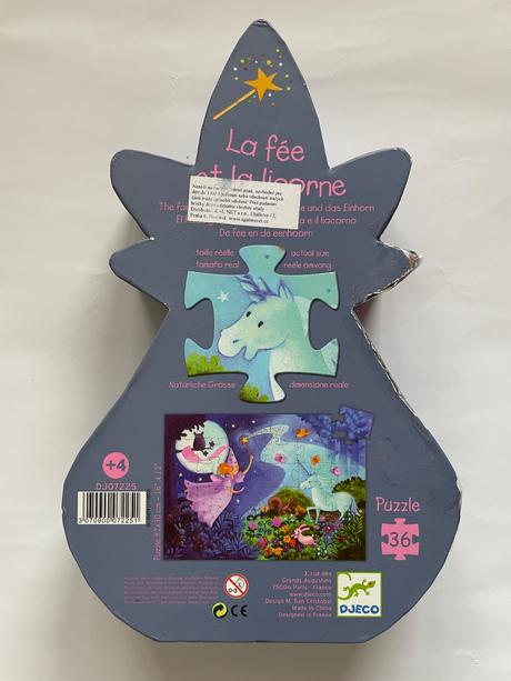 Puzzle djeco vila a jednorožec,