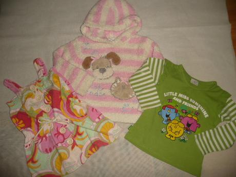 Mikina tričko šaty next 3ks vel 2/3 roky pejsek, 86–98