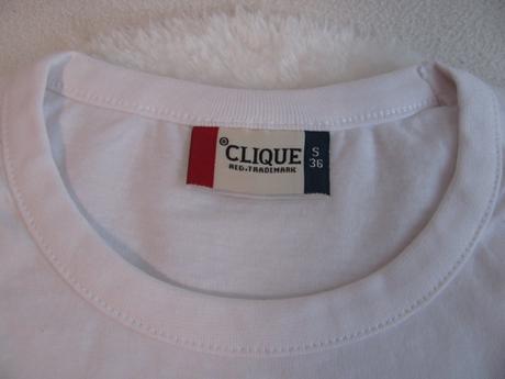 Bílé bavlněné tričko s obrázkem a nápisem, 36