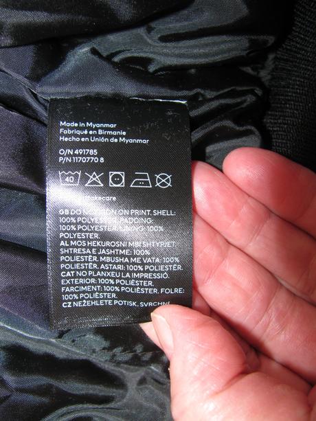 Dívčí jarní bunda, bomber motorsport, h&m,152