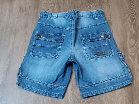 Chlapecké džínové kapsáče kraťasy, lupilu,vel.140, lupilu,140