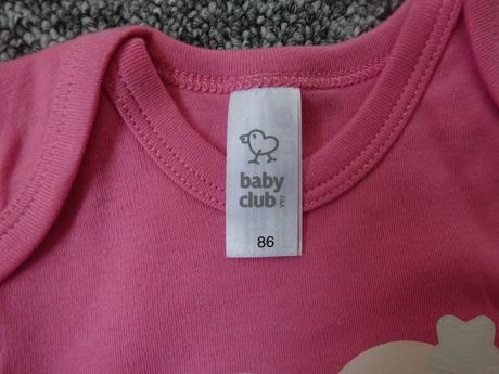 Body dl.r. se srdíčkem, vel. 86, baby club,86