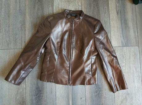 Koženková bunda vel.m, m