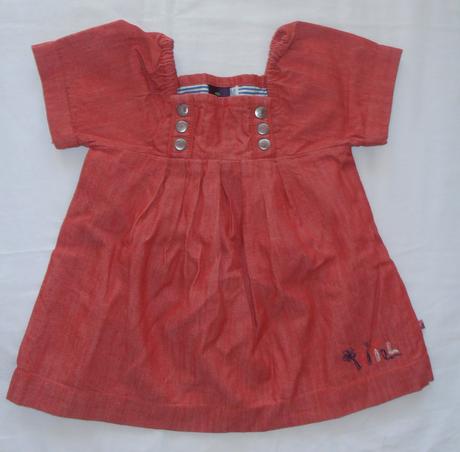 P235. riflové šatičky se spodničkou 6 měsíců, sergent major,68