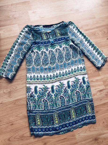 Zara tunika saty s s paisley vzorem, zara,s