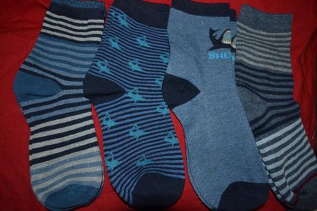 4x chlapecké ponožky bavlněné,26-27, 26 / 27
