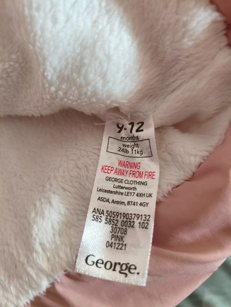 Bunda dívčí 9-12m, george,80