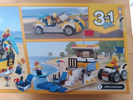 Lego creator 31079 surfařská dodávka sunshine 3v1,