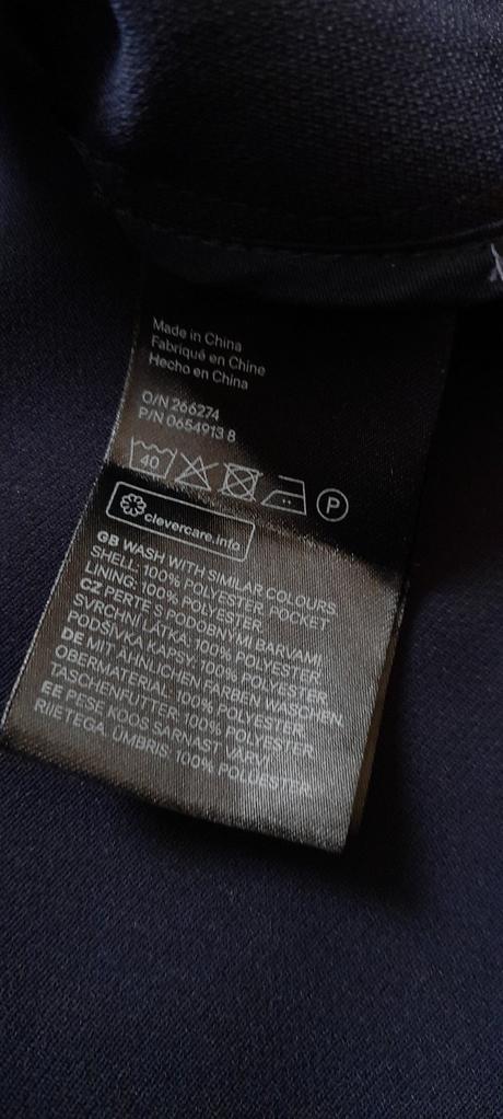 Elegantní dlouhý kabátek s kapsami, h&m,s