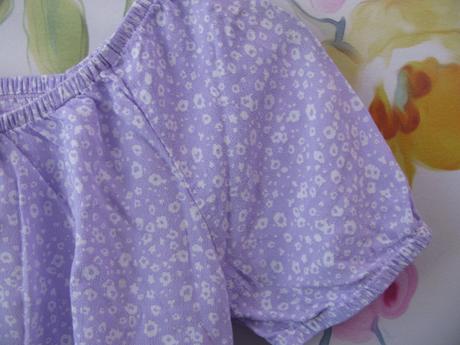 Letní fialová halenka crop top lindex, lindex,140