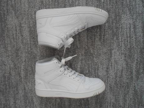 Bílé kotníčkové boty tenisky botasky puma, puma,39