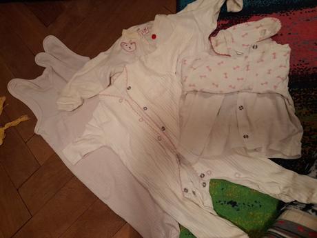 Balík na holčičku, mix oblečení růžové, 68–80