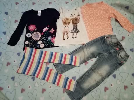 98 104 oblečení do školky trika legíny džíny, 104–116