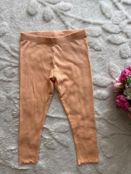 Legíny meruňkové barvy - v.18/24 měs., primark,92
