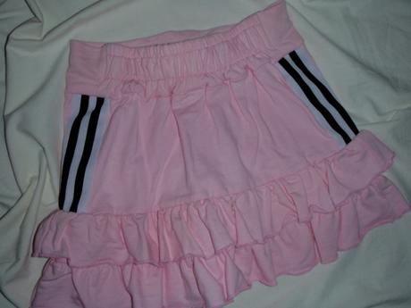 Růžová bavlněná sukýnka, 158