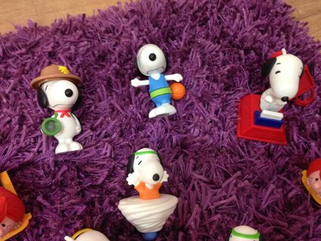 Figúrky z snoopy a charlie brown-peanuts vo filme, 