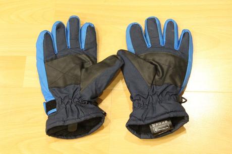 Modré chlapecké lyžařské rukavice, vel. 6,5, lupilu,<50