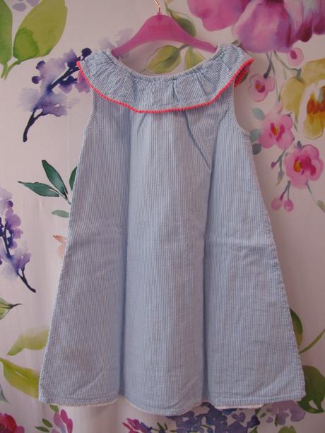 Letní plátěné dívčí šaty-m&s, marks & spencer,122