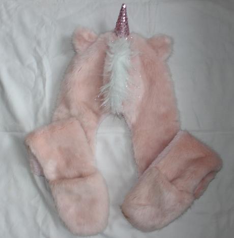 Op80.teplá čepice jednorožec+návleky na ruce,5-6 l, tesco,116