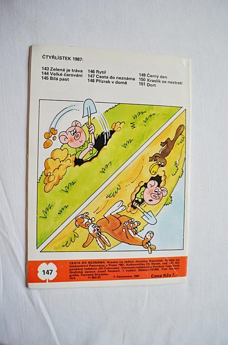 Dětský časopis čtyřlístek 147/ cesta do neznáma,