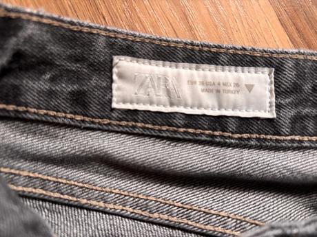 Široké rifle - low rise, zara,36